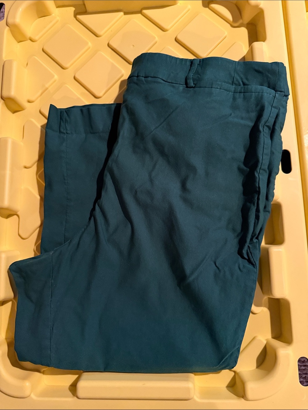 Lane Bryant Green Cropped Ankle Pants
